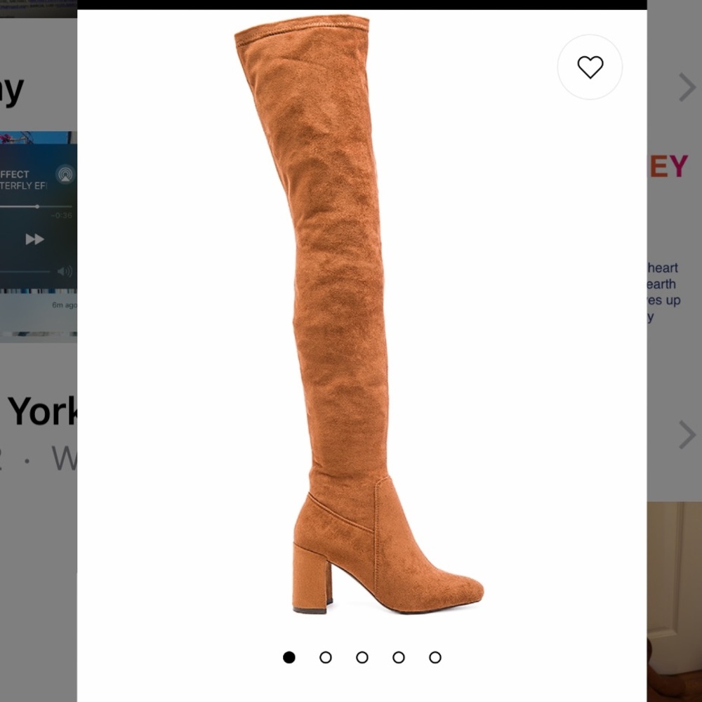 Jeffrey Campbell Over the Knee Suede Boots